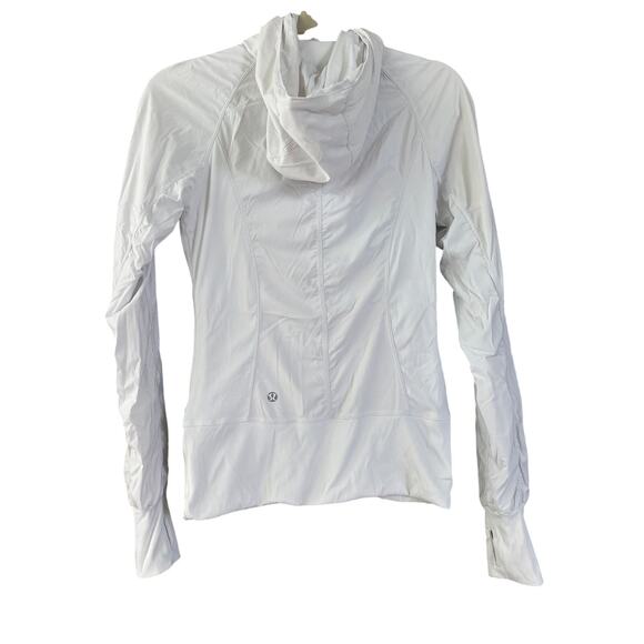 Lululemon In Flux Jacket – White Size 6 - Picture 5 of 8